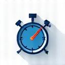 समयनिष्ठता का प्रतीक - घड़ी का आइकन